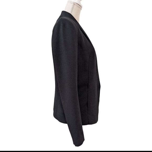 Aritzia Babaton Keith Jacket Blazer Japanese Fabric Open Front in Black Size 2 - Picture 6 of 13